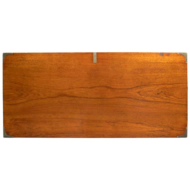 Victorian Mahogany Campaign Chest For Sale - Image 9 of 11