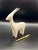 Minimalist Matte White Antelope Sculpture – Modern Ceramic Decorative Object For Sale - Image 4 of 5