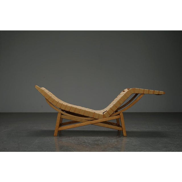 Mid-Century Modern Adjustable Chaise Longue For Sale - Image 4 of 18