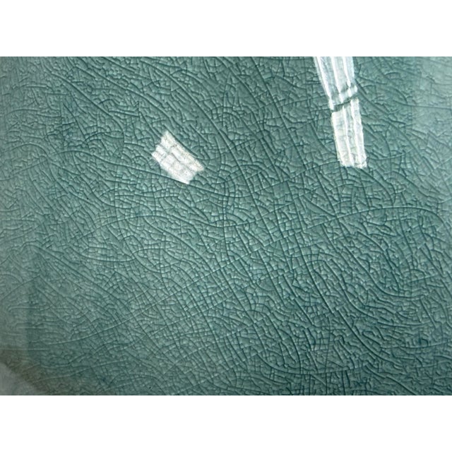 Ralph Lauren Celadon Crackle Double Gourd Ceramic Table Lamp For Sale - Image 10 of 12