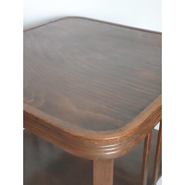 Antique No. 9205 Side Table by Otto Wagner for J&J Kohn, 1903 For Sale - Image 9 of 12