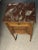 Wood Antique Marble Top Side Table For Sale - Image 7 of 7