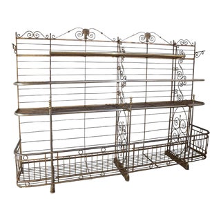 Antique French Bakers Rack For Sale