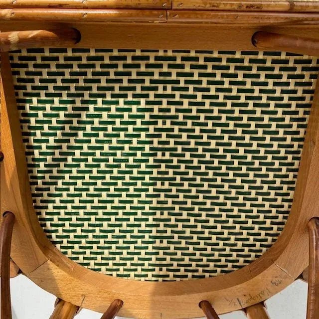 1970s Vintage Maison Louis Drucker Matignon Bistro Chairs - a Pair For Sale - Image 11 of 11