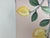 Chinoiserie 36"* H100"/Panel, Chinoiserie Light Pink Lemon Garden & Butterflies Wallpaper Panels, Scenic Wallpaper Panels For Sale - Image 3 of 5