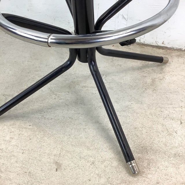 Mid-Century Swivel Barstool For Sale - Image 12 of 12