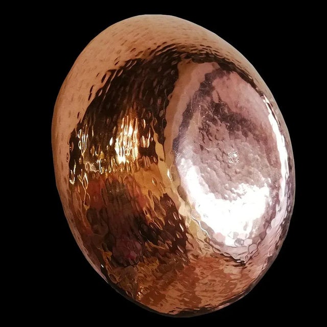 Mid-Century Brass Bowl by Mario Pinton for Ateliers des Orfevres For Sale - Image 6 of 12