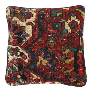 Pasargad Vintage Hand Knotted Farahan Rug Pillow