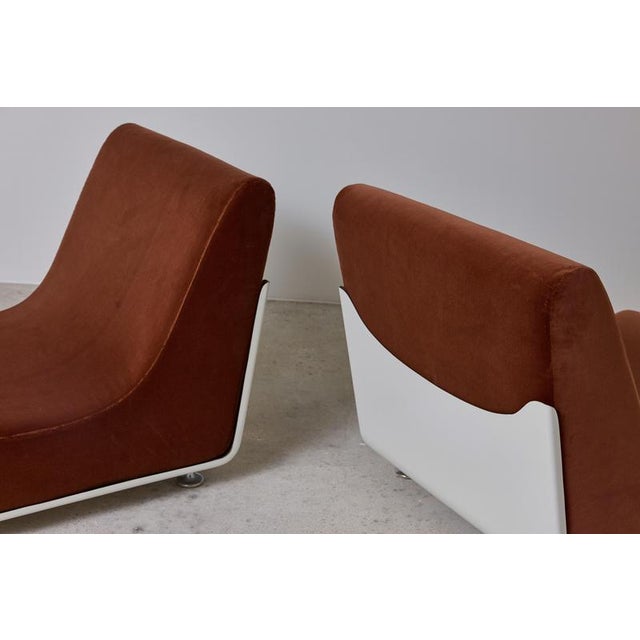 Space Age Italian Lounge Chairs, 1970s, Set of 2 For Sale - Image 6 of 10