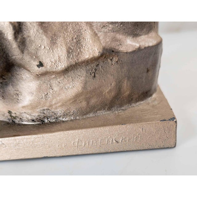 Mid-Century Russian Realist Figure of Poet Vladimir Mayakovsky For Sale - Image 9 of 12
