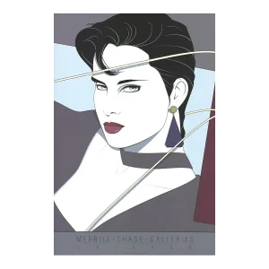 1987 Patrick Nagel 'Commemorative #11' Serigraph