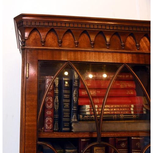 Georgian Revival Mahogany Bookcase from Bevan and Funnell, 1910s For Sale - Image 3 of 17