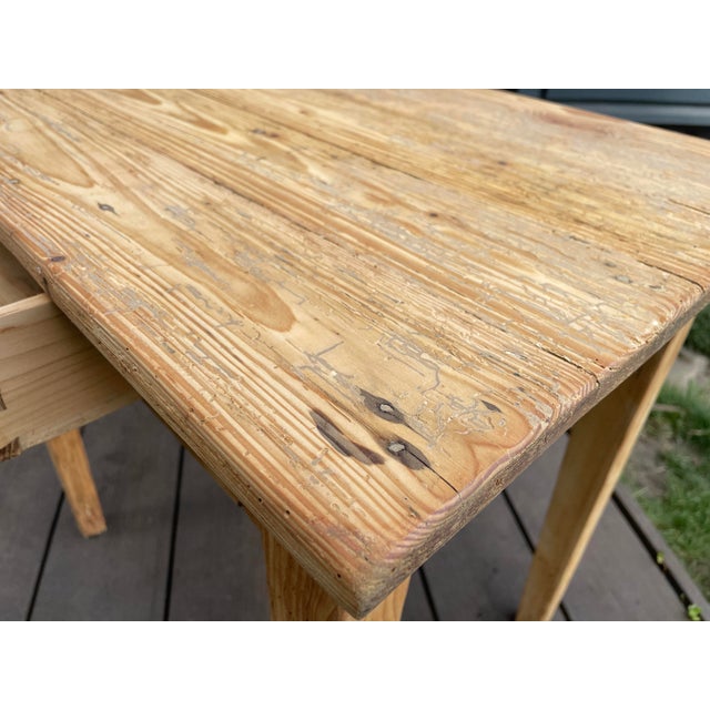 Brown Antique Side Table, 1890s For Sale - Image 8 of 15