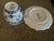 Traditional 1980s Royal Copenhagen Blue Fluted Half Lace Cup & Saucer 1035 For Sale - Image 3 of 9