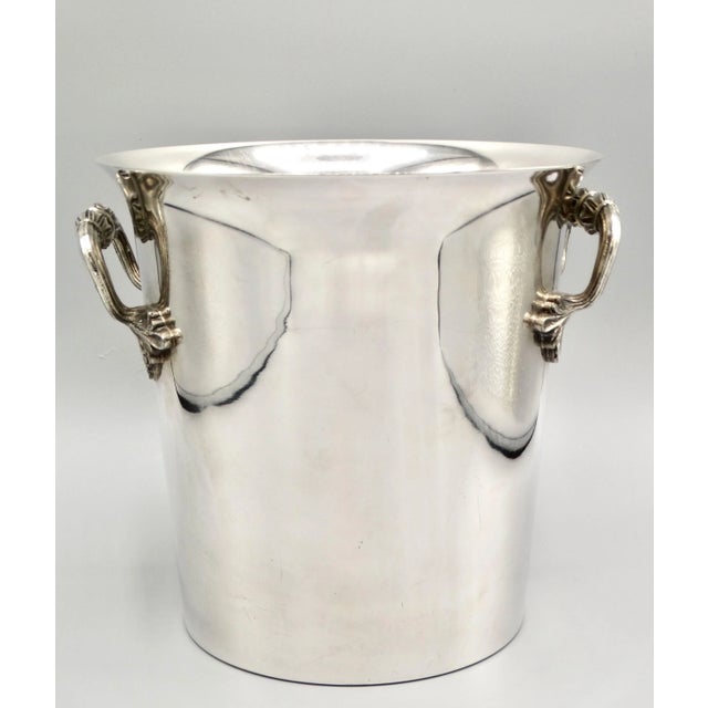 Silver Wine Cooler / Ice Bucket For Sale - Image 10 of 13