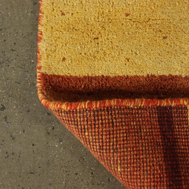 Textile Vintage Asian Rug in Wool For Sale - Image 7 of 11