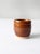 Brown Vintage Studio Pottery Cup Vase For Sale - Image 8 of 9
