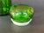 Vintage Green Glass Jar With Bubble Top For Sale - Image 9 of 12