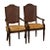 Set of 2 ETHAN ALLEN Classic Manor Solid Maple Cane Back Dining Arm Chairs 15-6012A 41.5" High 21.25" Wide 23.75" Deep...
