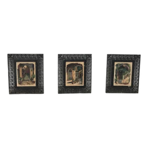 Mark Coomer, Iconic Scenes of Famous New Orleans Porches, Original Limited Edition Framed Serigraphs - Set of 3