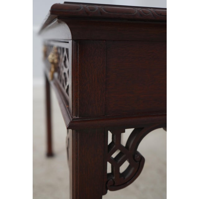 Baker Historic Charleston Chippendale Mahogany Desk For Sale - Image 15 of 17