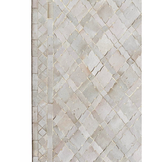 Beige Omni Pattern Mosaic Outdoor Coffee Table For Sale - Image 4 of 8