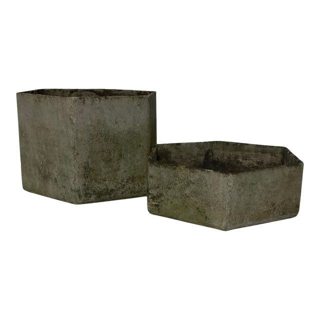 Willy Guhl Style Planters, Set of Two For Sale