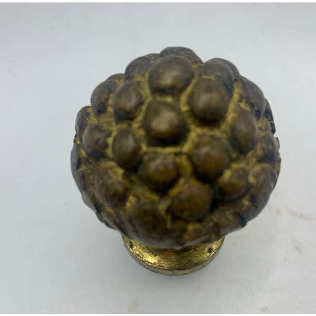 Late 19th Century 19th Century French Gilded Bronze Finial With Modern Lamp Adapter For Sale - Image 5 of 6