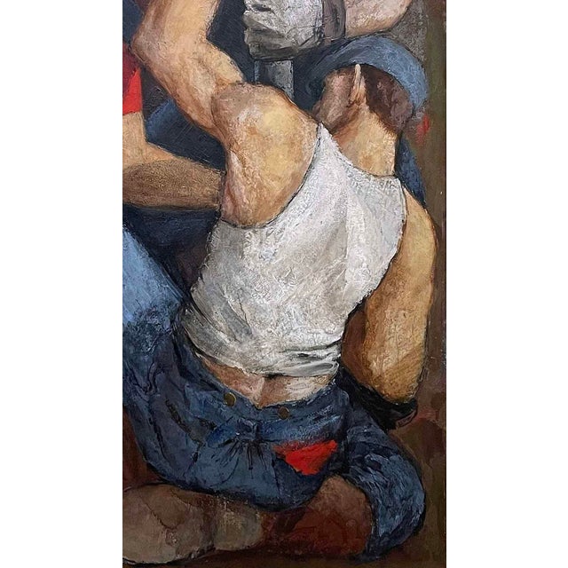 American Pipe Fitters by Byron Gere (American, 1898 - 1962) For Sale - Image 3 of 5