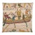 Bayeux Oarsmen Tapestry Cushion With Feather Filler - 46x46cm (18"x18") For Sale