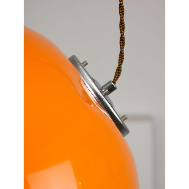 Space Age Orange Jolly Pendant Lamp by Luigi Massoni for Guzzini, 1960s For Sale - Image 16 of 18