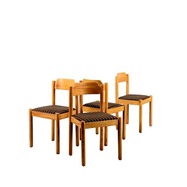 Vintage Dining Chairs 1970s, Set of 4 For Sale