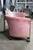 Antique Victorian American Empire Serpentine Walnut Pink Camelback Sofa Loveseat For Sale - Image 10 of 15