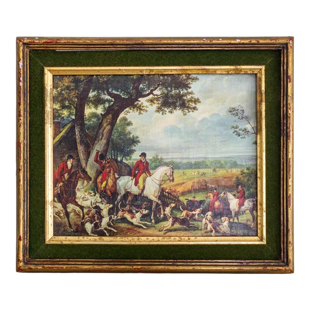 Hunting in the Forest of Fontainebleau by Antoine Charles Horace Vernet For Sale