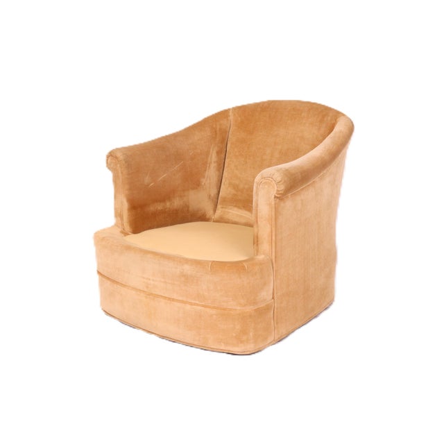 Vintage Floating Swivel Armchair For Sale - Image 11 of 13