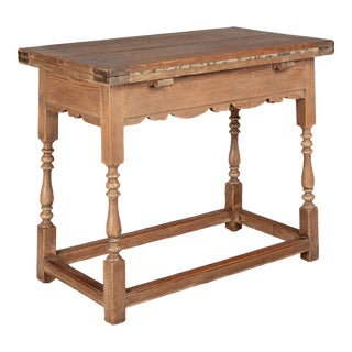 19th Century French Table With Folding Top For Sale