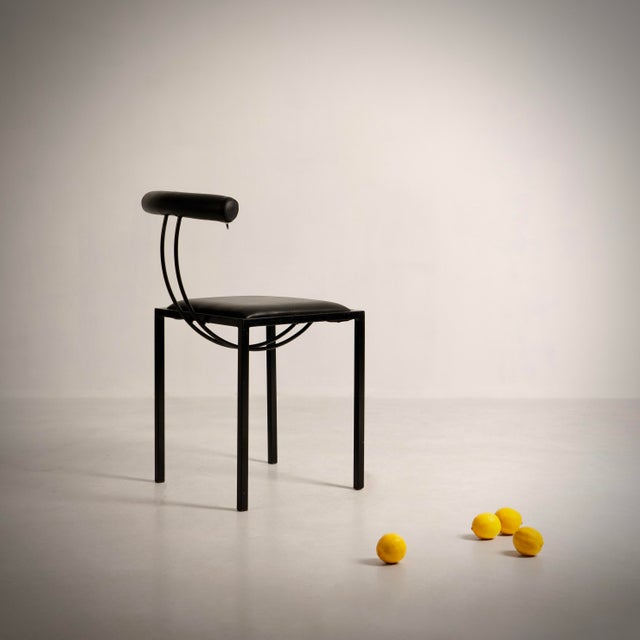 Chairs by Annick and Samuel Coriat for Artelano, France, 1987, Set of 8 For Sale - Image 4 of 11