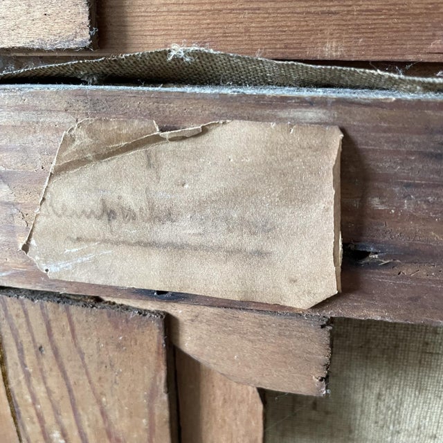 Farm View, 1890s, Oil on Canvas For Sale - Image 3 of 10