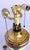 Vintage Hollywood Regency, Empire, Neoclassical Cream Enamel & Brass Urn Table Lamp For Sale - Image 4 of 10