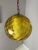 Yellow Glass Ball Lamp with Chain, Denmark For Sale - Image 9 of 11