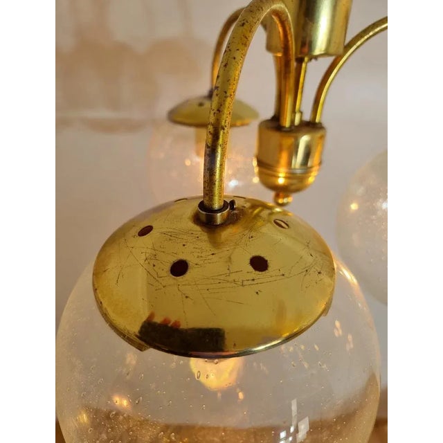 Metal Chandelier from Kamenicky Senov For Sale - Image 7 of 10