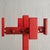 Vintage Red Stained Pine Wood Coat Hanger, 1970s For Sale - Image 10 of 12