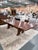 Mission Late 20th Century Stickley Mission Collection Keyhole Trestle Oak Dining Table For Sale - Image 3 of 11