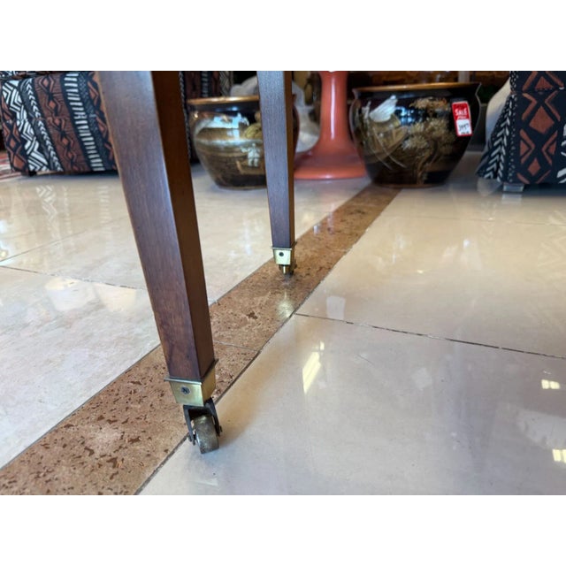 1980s Vintage Henredon Pembroke Table Aston Court, Drop Leaf For Sale - Image 12 of 16