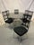1970s Chromcraft Lucite High-Back Dining Set With 6 Chairs, Chrome Table Base and Smoked Glass Oval Top - Set of 8 For Sale - Image 10 of 12