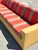Early 21st Century Vintage Fabric and Seagrass Sectional Sofa For Sale - Image 5 of 13
