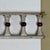 Early 20th Century Architectural Salvaged Wooden Balustrade Railing With Original White & Red Knots Paint For Sale - Image 5 of 11