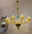 Amber and Emerald Chandelier with Twelve Arms in Hand Blown Glass, 1970s, Set of 2 For Sale - Image 13 of 14
