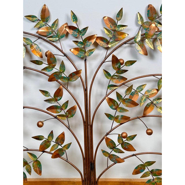 1960s Vintage C. Jeré 'Tree of Life' Brutalist Wall Sculpture, Signed For Sale - Image 5 of 7