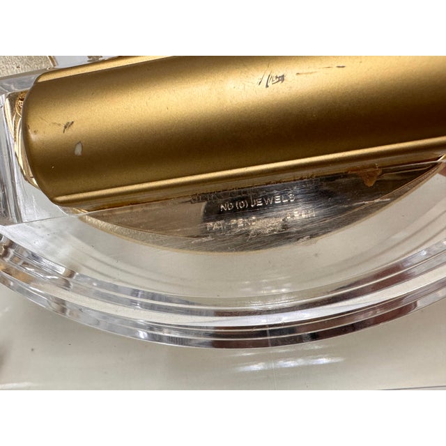 Seiko Lucite Skeleton Clock For Sale - Image 12 of 12